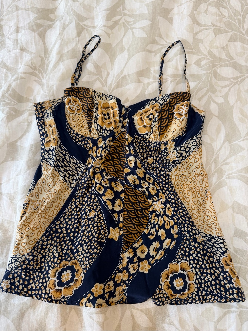 SUNNER Vintage y2k Printed Floral Cami corset Like New, size 6